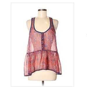 Sheer babydoll tank